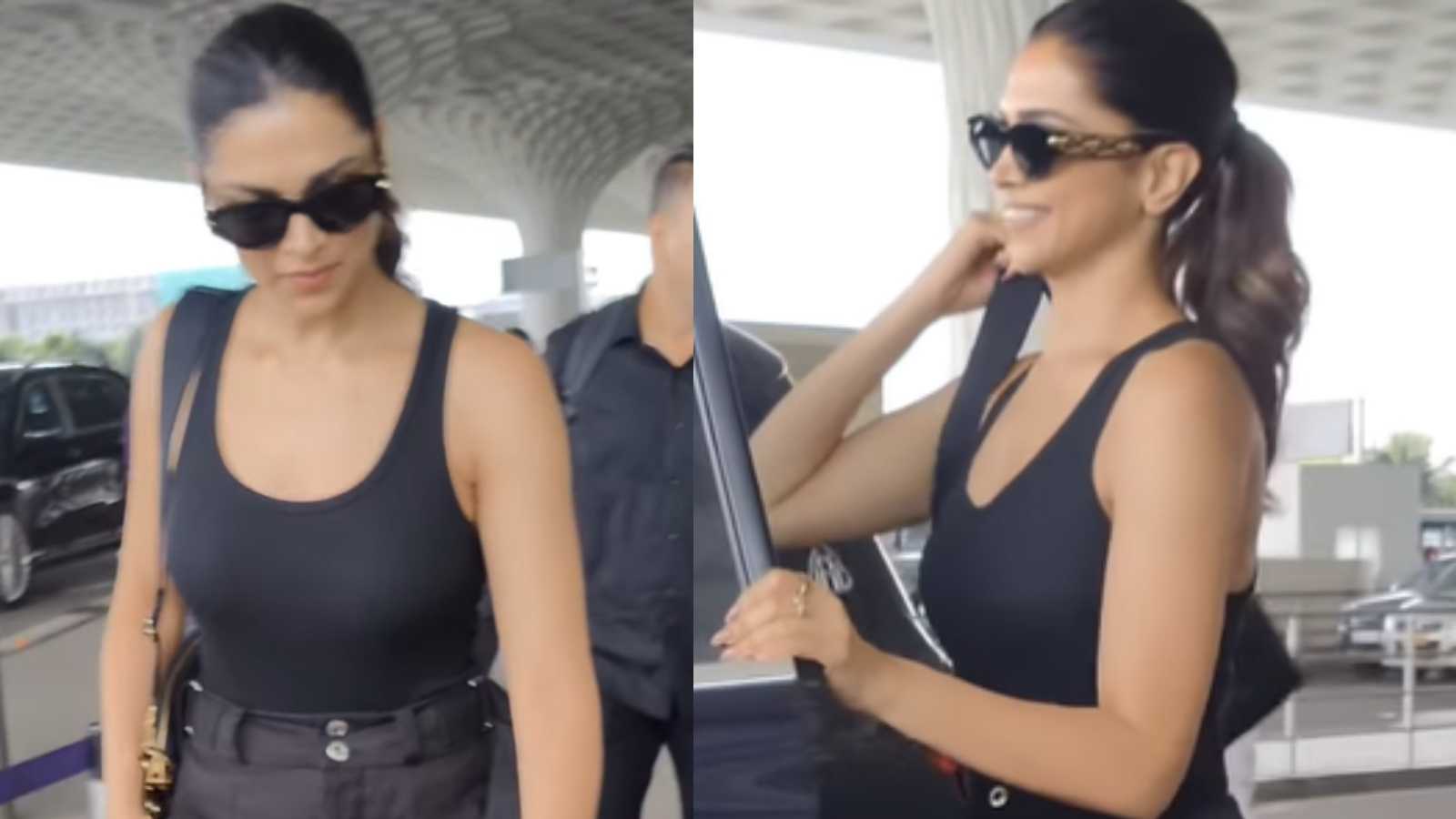 'Nayanthara ke samne fikki padh gayi' : Netizens react to Jawan star Deepika Padukone's all-black airport look